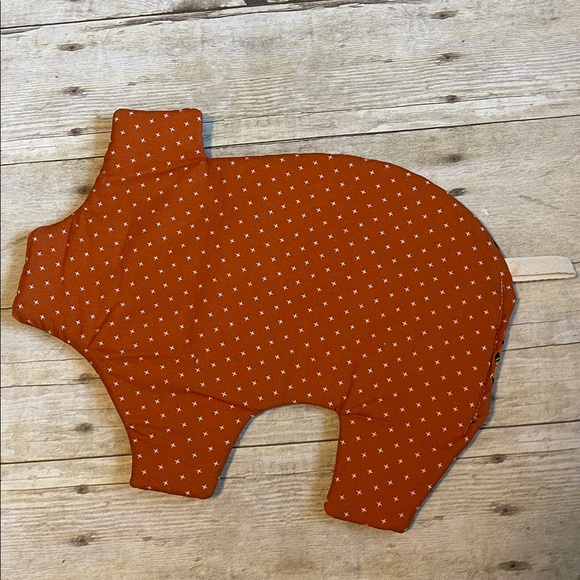 Piggy HotPad Mushrooms Oblong Size Farmhouse Decor - Picture 3 of 6